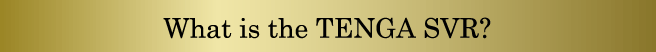 What is the TENGA SVR?