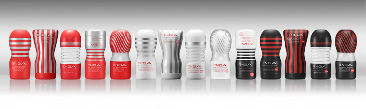 Produkte der neuen TENGA CUP-Serie – Seitenteiler