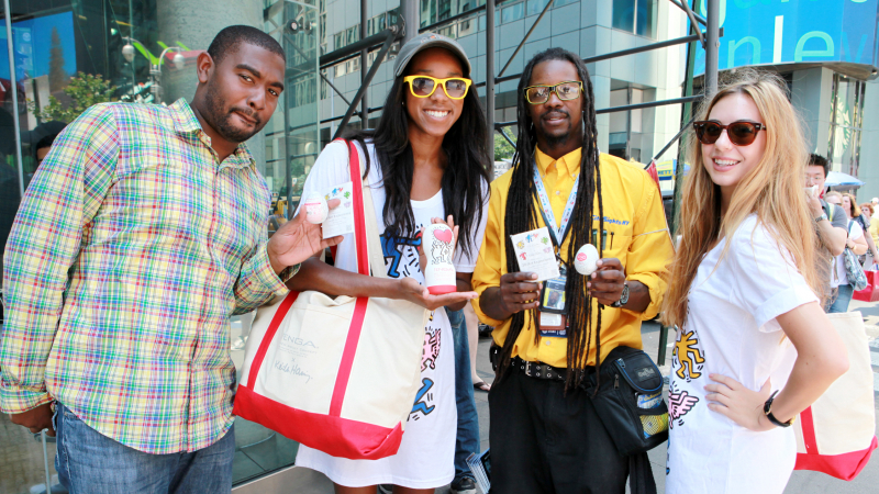 テンガ×キース・ヘリング・タイムズスクエア