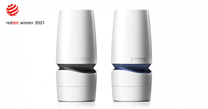 Logotipo de TENGA AERO ganador del Red Dot Design Award
