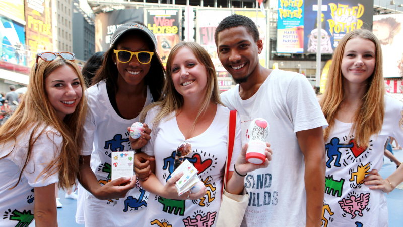 テンガ×キース・ヘリング・タイムズスクエア