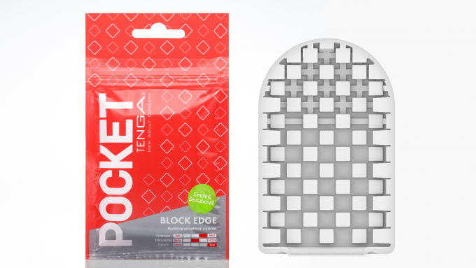 Buy the POCKET TENGA BLOCK EDGE here