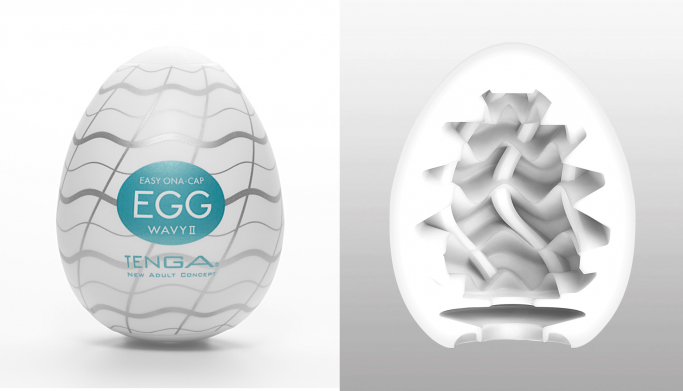 The external and internal designs of a TENGA EGG