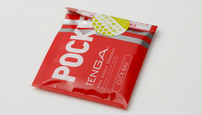 The Pocket TENGA seal enclosing the item after use