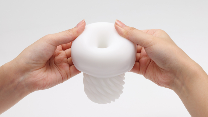 TENGA 3D 幾何杯翻面圖